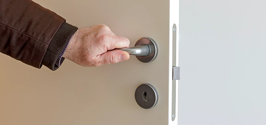 Restroom Locks Privacy Bolt Installation in Aliso Viejo, California